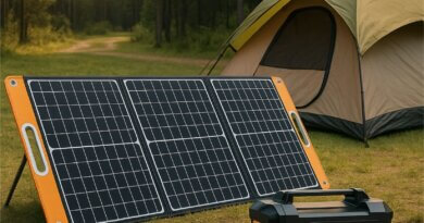Mobile Solarmodule Test
