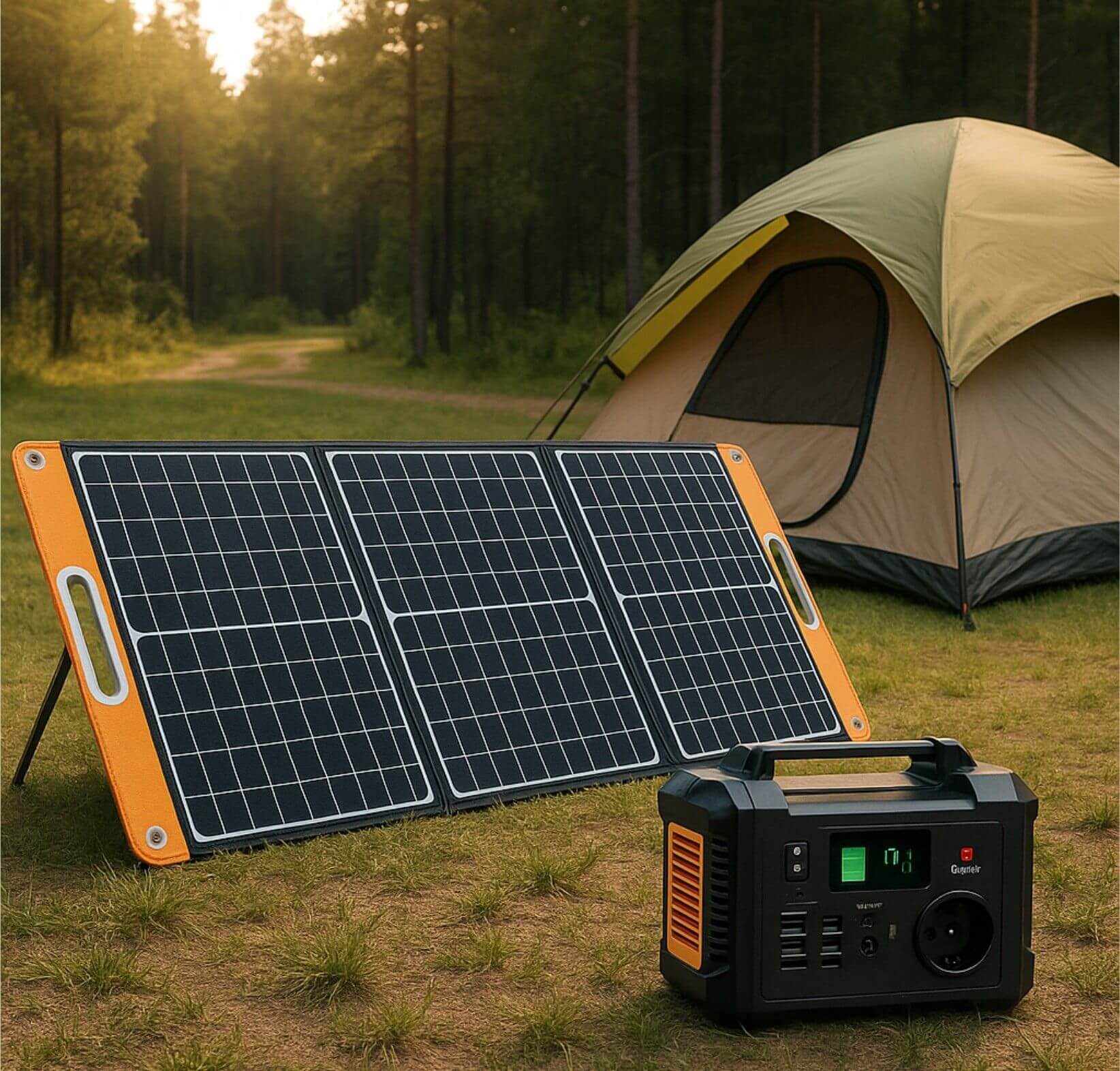 Mobile Solarmodule Test
