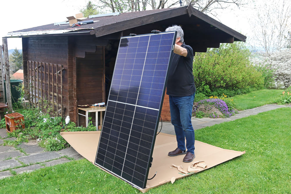 Solaranlage Gartenhaus
