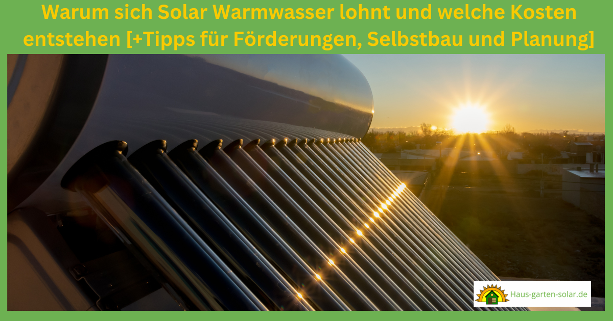 Warmwasser Solar