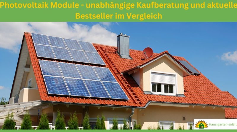 Photovoltaik Module Testsieger