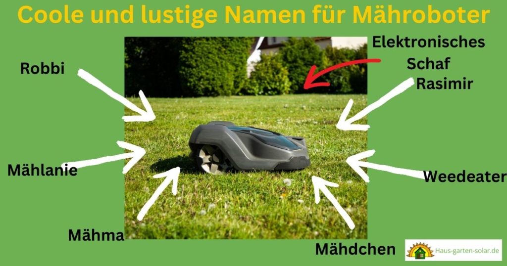 Die besten Namen für Mähroboter Unsere Favoriten für jeden Geschmack