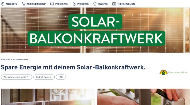 Aldi Balkonkraftwerk Test