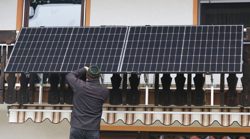 Balkonkraftwerk mit 800, 900 oder 1200 Watt