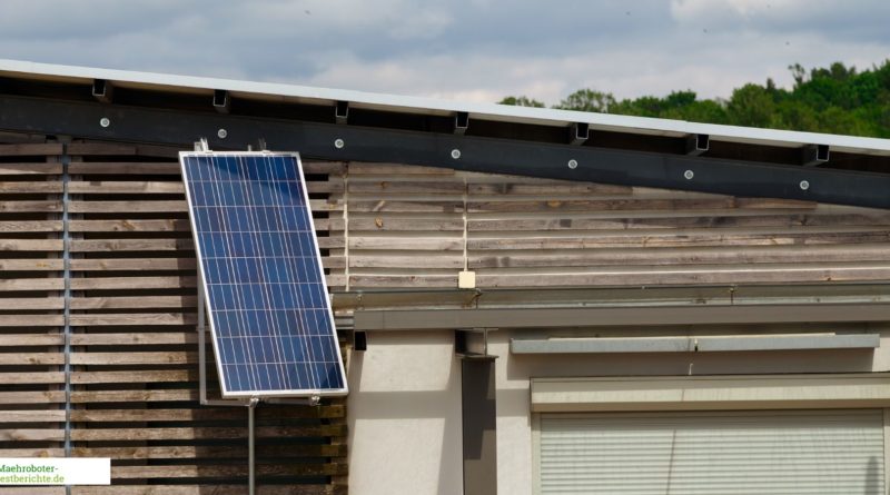Mini-Solaranlage Fenster Test