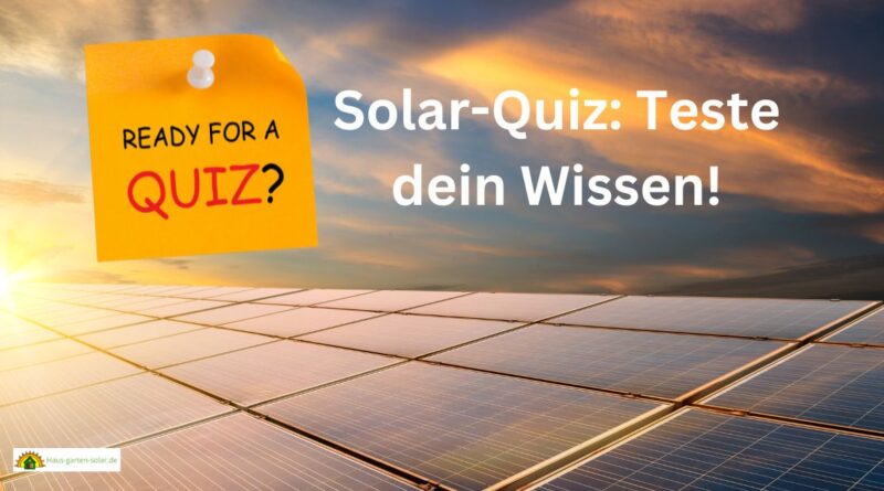 solar quiz