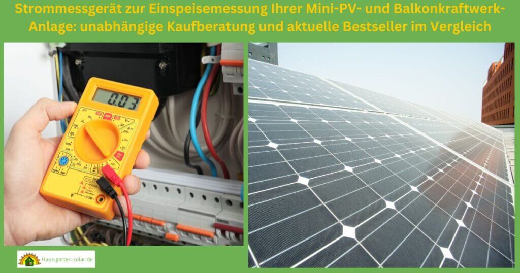 Strommessgerat Zur Einspeisemessung Mini Pv Anlage